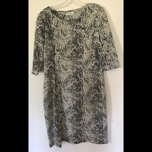 Calvin Klein women's dress snake pattern